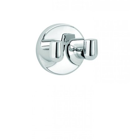 AMERICAN IMAGINATIONS 2.15 in. Round Stainless Steel Taymor Infinity Double Robe Hook in Chrome AI-34965